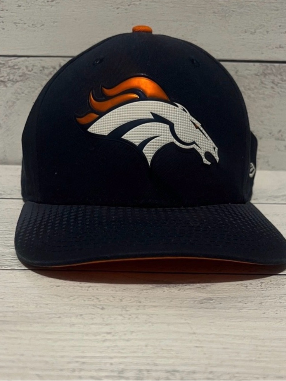 Denver Broncos Navy & Orange Fitted Cap